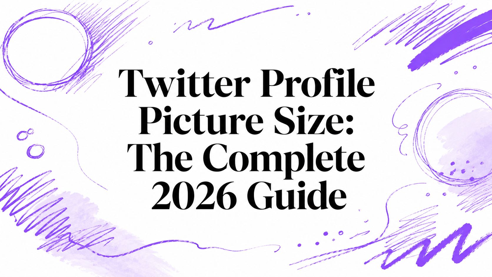 Twitter Profile Picture Size: The Complete 2026 Guide